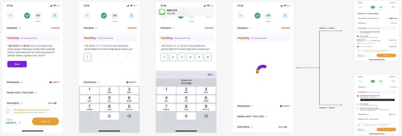Hepsipay UX Akışı – Landing